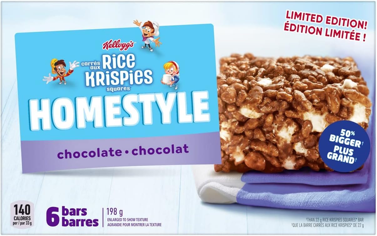 Kellogg's® Rice Krispies Squares® Homestyle Chocolate Bars