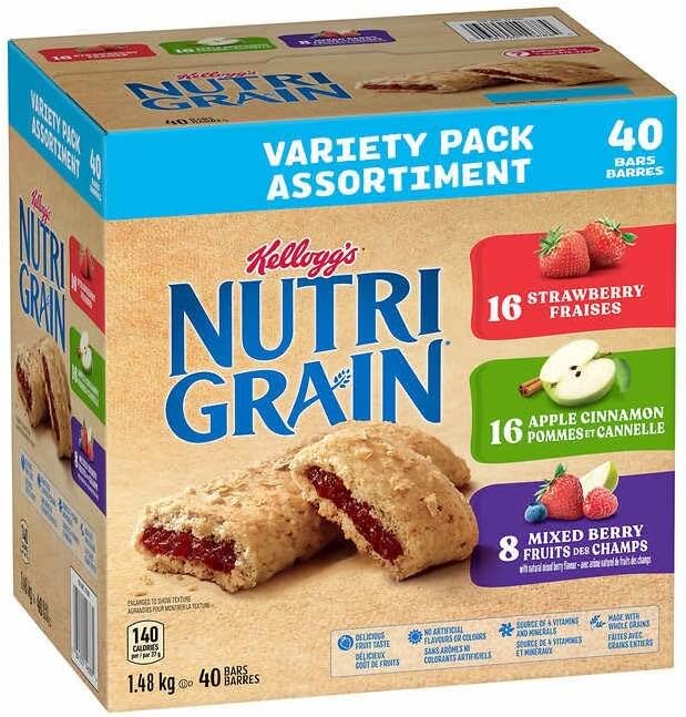 KELLOGG'S NUTRI GRAIN BARS