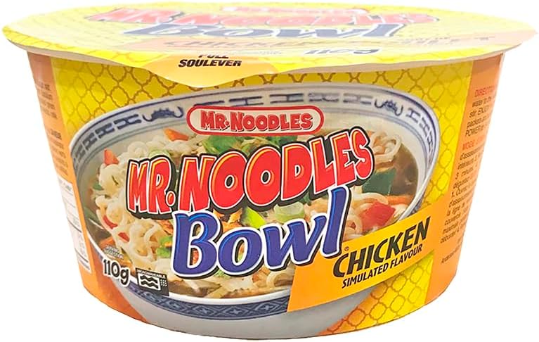 MR. NOODLES BOWL CHICKEN FLAVOUR (12 pack)