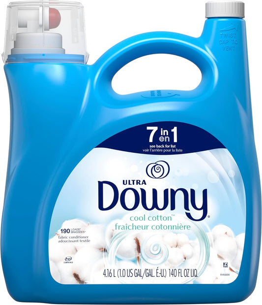 Downy Ultra Laundry Liquid Fabric Softener (Fabric Conditioner), Cool Cotton