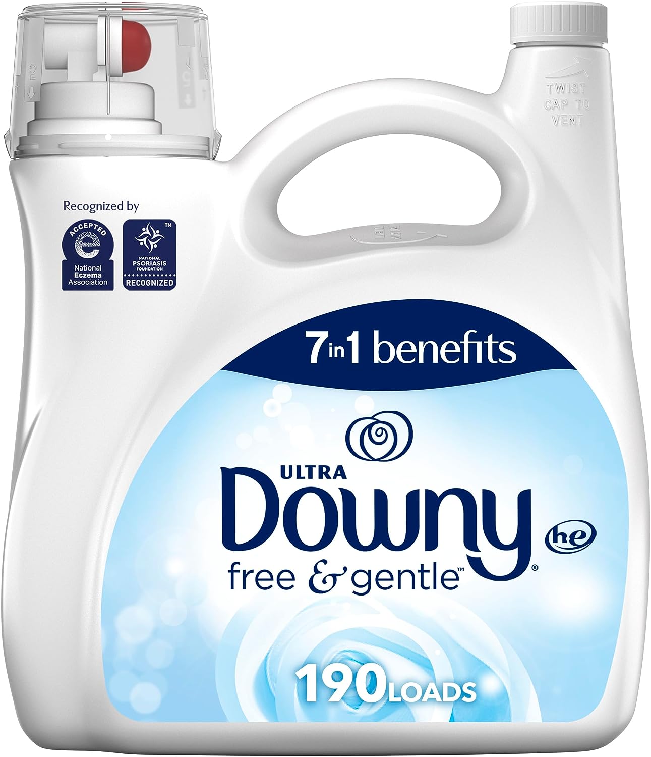 Downy Ultra Laundry Liquid Fabric Softener (Fabric Conditioner), Free & Gentle