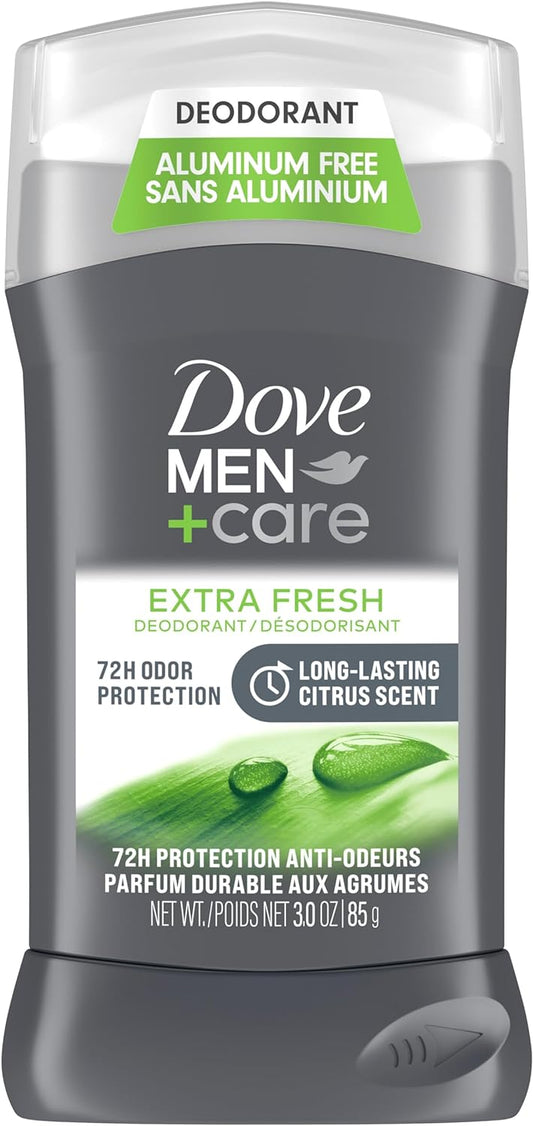 Dove Men+Care Extra Fresh 72H Deodorant Stick for Men with Vitamin E, Triple Action Moisturizer and Non-Irritant Formula