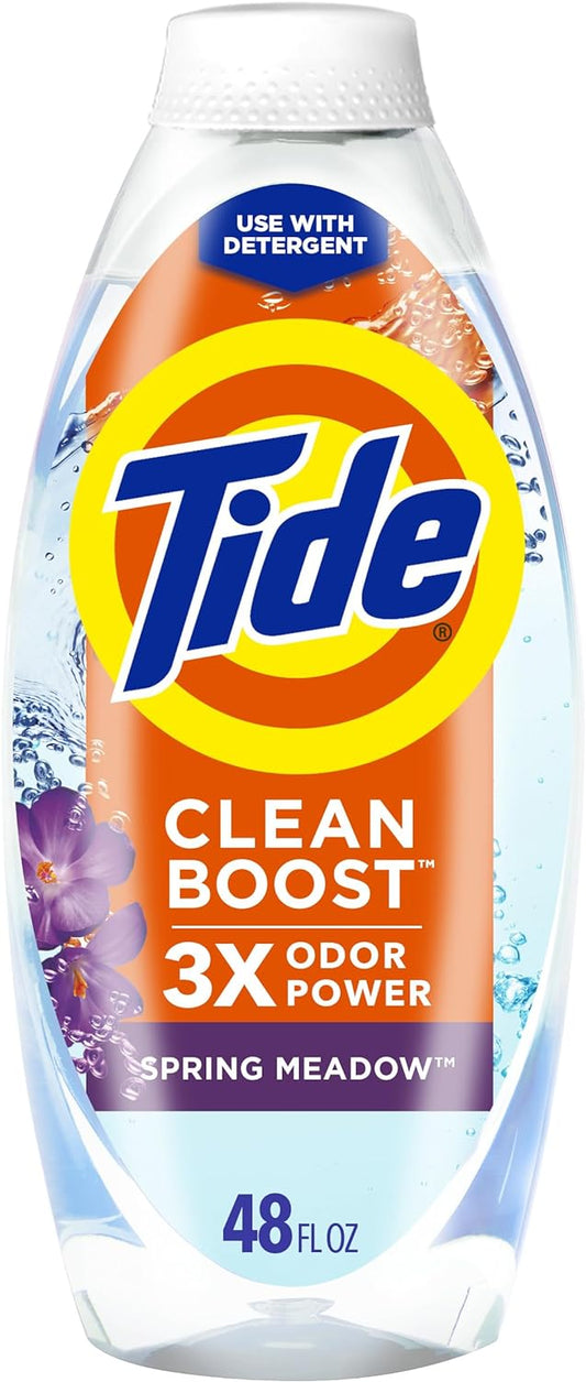 Tide Deep Cleansing Fabric Rinse with 3X Odor Power, Spring Meadow