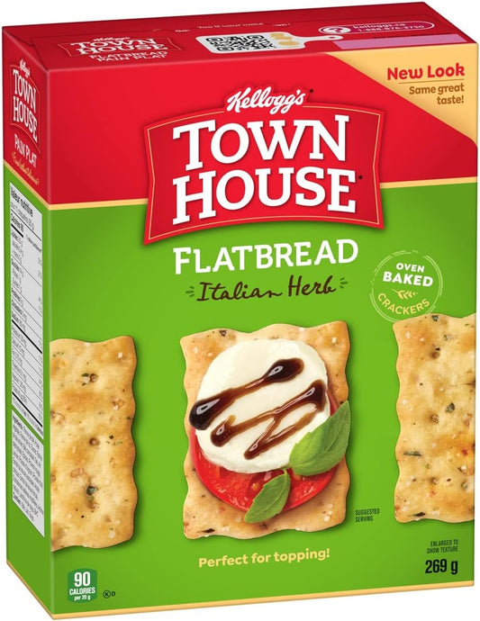 Kellogg's Town House Flatbread Italian Herb Crackers