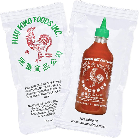 Huy Fong Sriracha Hot Chili Sauce Packets (200-Pack)