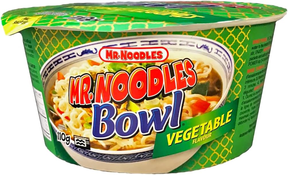 MR. NOODLES BOWL VEGETABLE (Pack of 12)