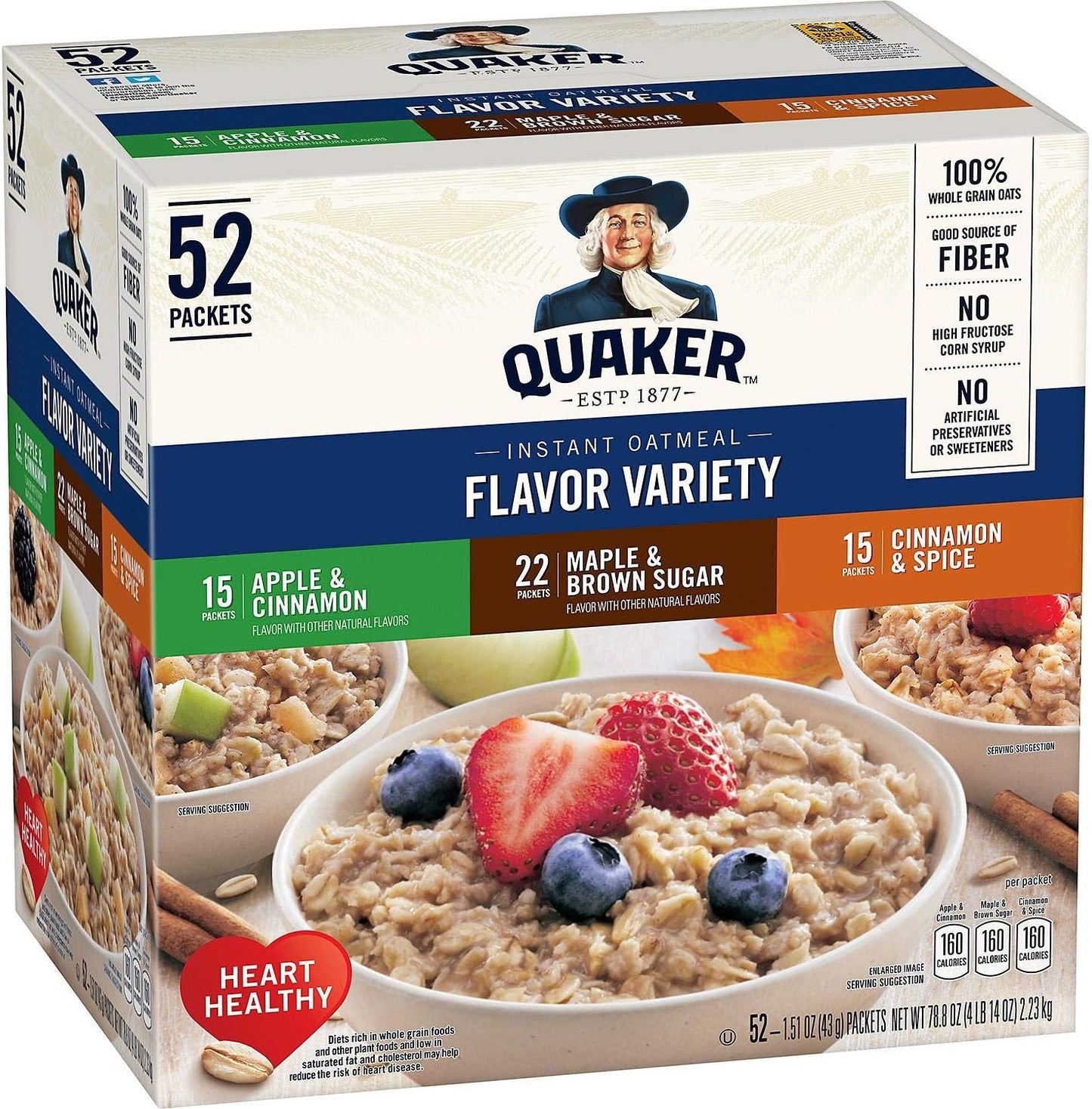 Quaker Instant Oatmeal Variety Pack