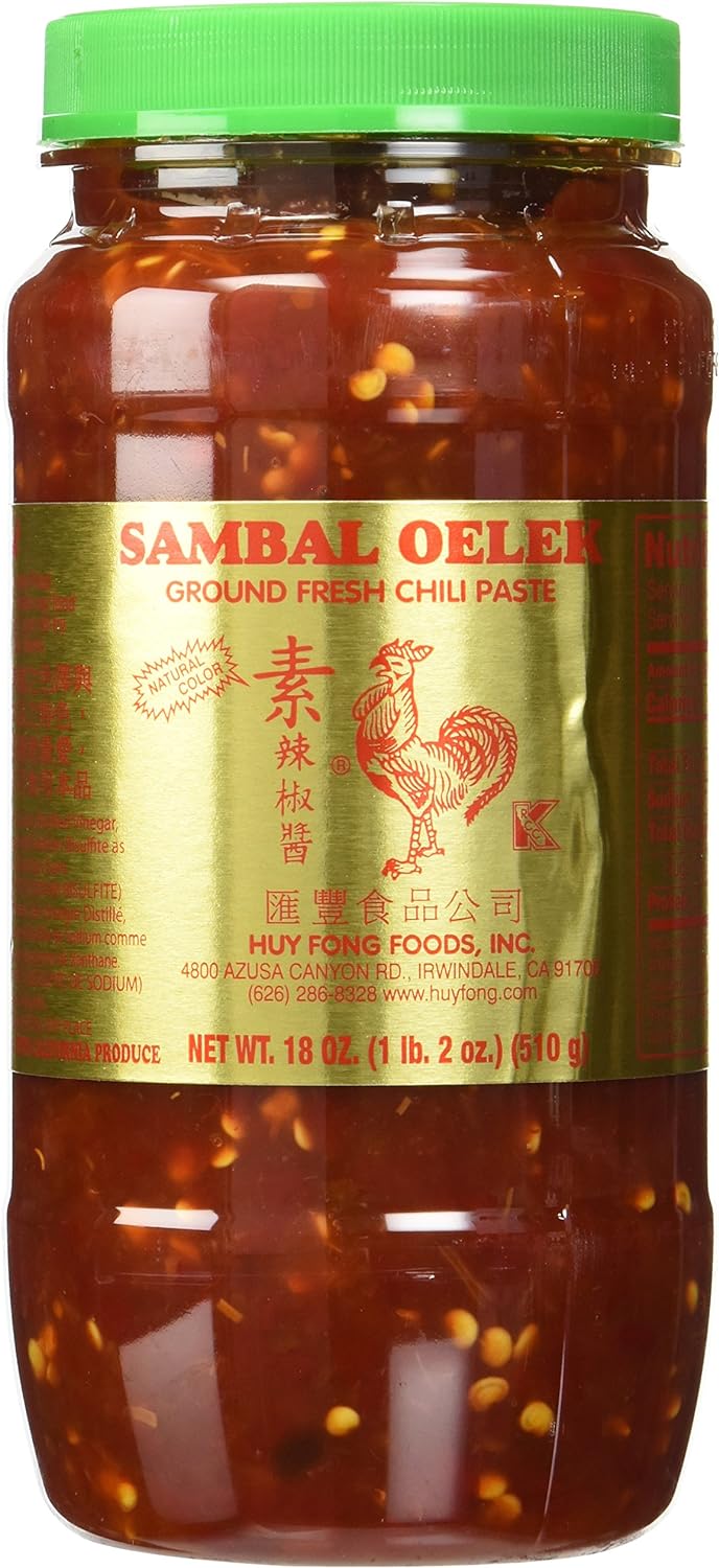 Huy Fong Foods Sambal Oelek Ground Fresh Chili Paste